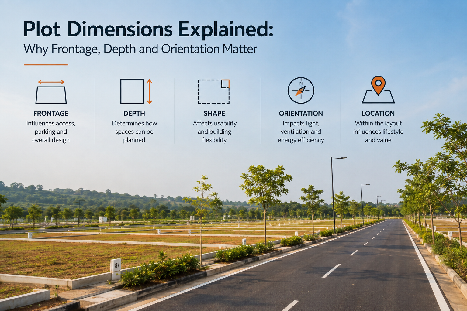 Plot Dimensions Explained: Why Frontage, Depth and Orientation Matter